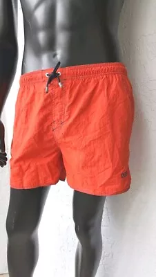 Hugo Boss Men’s Lined Swim Trunk Shorts 4” Red Orange Size Large • $29.95