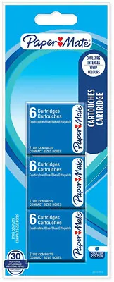 £5.09 • Buy Papermate Ink Cartridge - Blue (Pack Of 30)