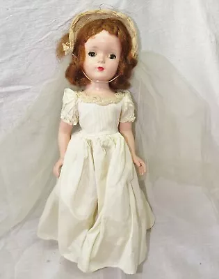 14” Vintage Madame Alexander Wendy Bride Doll • $29.95