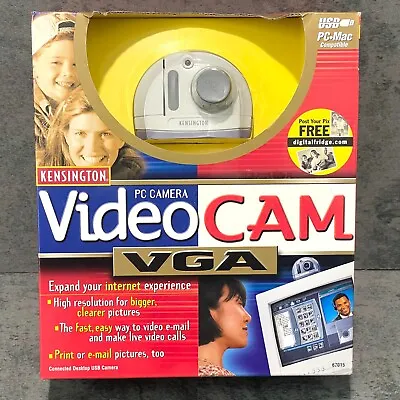 New/Sealed Kensington VideoCAM Web Cam VGA Digital Camara PC & Mac USB 67015 • $8.99