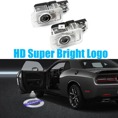 2 VOLVO S V XC 40 60 80 90 Car Door Courtesy Puddle Logo Light Projector No Fade • $28.99