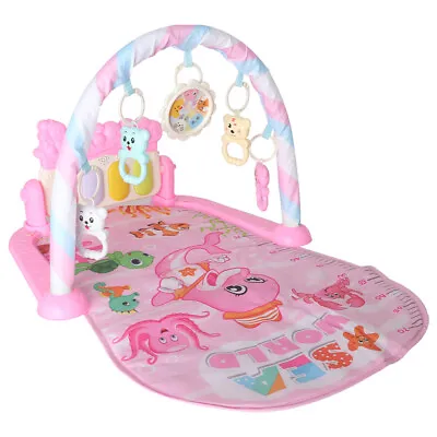 0 To 36M Baby Gym Kick Piano Toy Gift Music Light Sensory With Playmat Newborn • £17.59