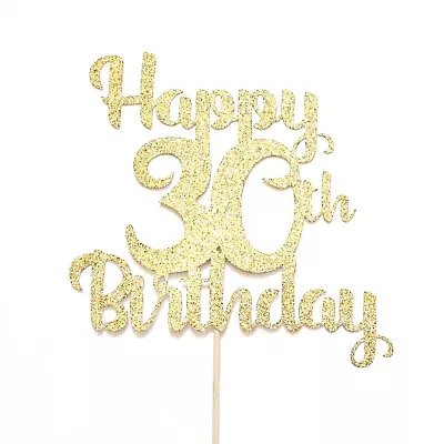 30th Birthday Cake Topper Party Decorations Bunting Anniversary 10 25 40 50 60 • £9.99