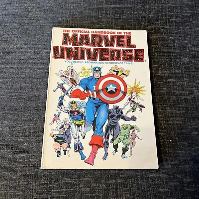 The Official Handbook Of The Marvel Universe - Volume 1 - 3rd Print • £9.99