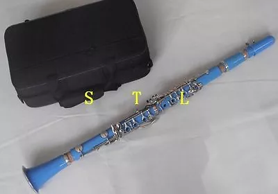 Excellent Bb Soprano Clarinet Blue Clarinet Good Sound Good Material • $69.99