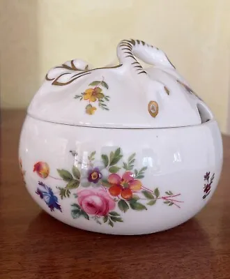 MINTON Marlow Floral Jam Jelly Jar With Lid UNUSED In Original Box English China • $34