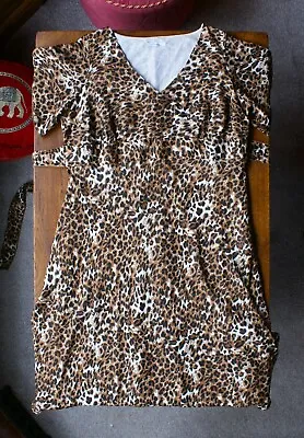 Changes By Together Leopard Print Maxi Dress--UK Size 22 • £5.99