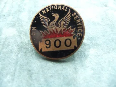 £20 • Buy Badge National Service Phoenix Factory Works 900 Ww Home Front War Effort