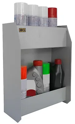 £53.99 • Buy BG Two Shelf Wall Mount Van, Garage, Workshop Tool Rack Organiser Cabinet Small