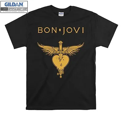 Jon Bon Jovi American Rock Band Tour Men Women Unisex Tshirt 72 • £11.95