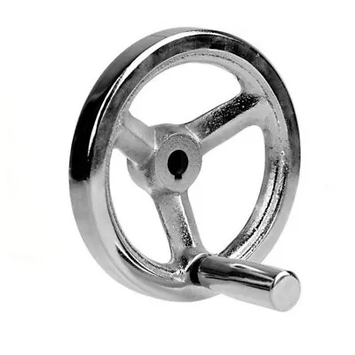 £5.59 • Buy Dia 80-125mm Three Spoke Round Hand Wheel Handwheel For Milling Machine Lathe