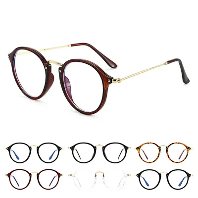 Blue Light Blocking Glasses For Computer Fashion Fake Anti Eye Strain Eyeglasses • £11.69
