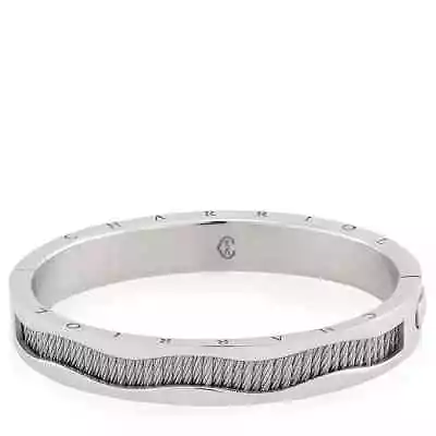 Charriol Forever Waves Steel Vertical Cable Bangle • $152.88