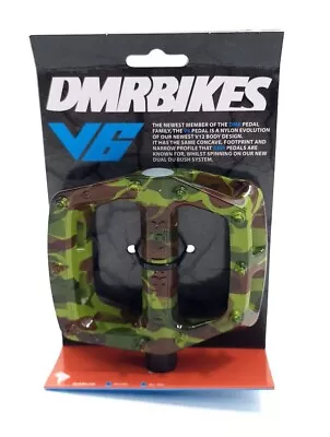 DMR Bikes V-6 Mountain Bike Platform Flat Pedals Nylon Woodland Camo • $24.83