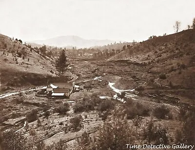 Mormon Bar Mariposa County California - 1859 - Historic Photo Print • $7.50
