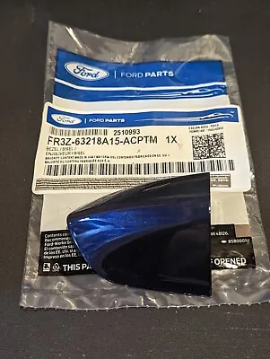 2015-2022 Ford Mustang Kona Blue Driver Door Handle Key Lock Cap Cover Bezel L6 • $89.95