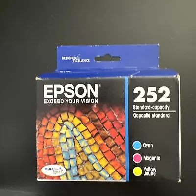 Epson 252 (T252520-S) TriColor Ink Cartridge *EXP 08/2023 • $19