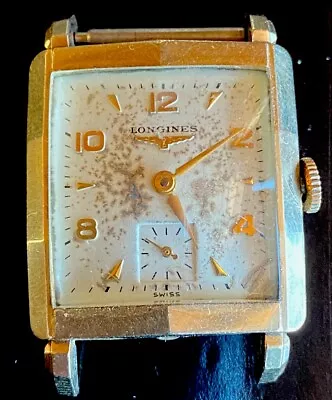 Vintage LONGINES Art Deco 10k Gold Filled Wadsworth Case Watch No Band 1940s • $35