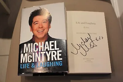 *Signed* MICHAEL McINTYRE 'Life & Laughing : My Story' HB (BBC / The Wheel) • £12.99