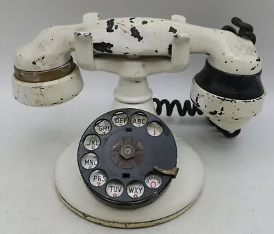 1924 Pat. Western Electric B1 / 102 Dial Rotary Desk Telephone Phone E1 Handset • $93