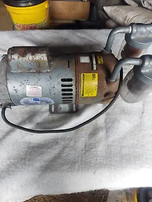Doerr Electric Comp.  # Lr22132/ 1/2 Hp 1 Ph 1725 Rpm Motor /gast Vacuum Pump  • $175