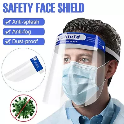 Safety Full Face Cover Protection Shield Clear Anti-Fog Mask Eye Mouth Protector • $7.95