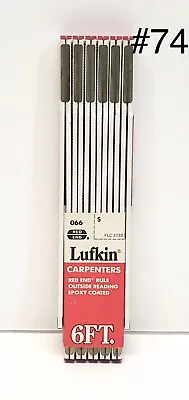 Vintage Lufkin 6’ Carpenters Rule Red End 066 NOS • $5