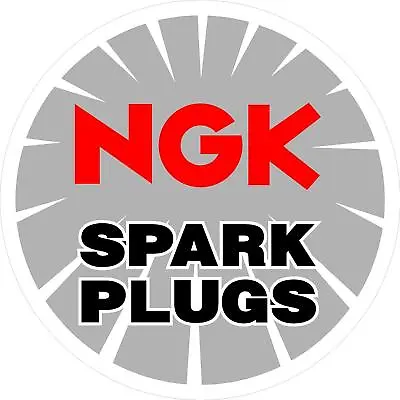 #2446 (1) 3.75  NGK Sponsor Racing Motorcycle Sticker Decal LAMINATED • $4.39