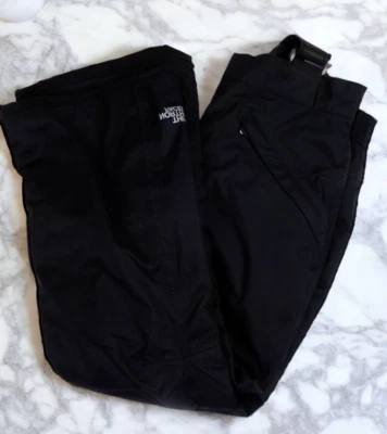 $26.99 • Buy The North Face Ski Snow Pants Black Insulated Grow Hem Suspenders Girls M 10-12