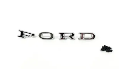 Chrome Hood Emblem Letter Set W/ Clips For 1967 Ford Mustang  • $22.99