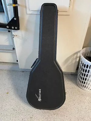 Vintage Ovation Deep Bowl Black  Hardshell Guitar Case W/O Keys • $140