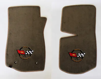 NEW! Tan Floor Mats 1968-1982 C3 Corvette Embroidered Collector Edition Logo  • $138.99