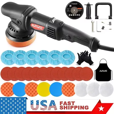 Dual Action Car Polisher Buffer Kit 920W Orbital DA Polishing Machine Pad Kit 5  • $65.99