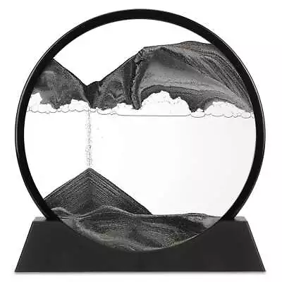 Art Moving Sand Frame Sand Painting Glass 3D Sandscape In Display Flowing Gifts • $12.49