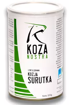 Koza Nostra Lyophilized Goat Whey Powder  100 G • $52