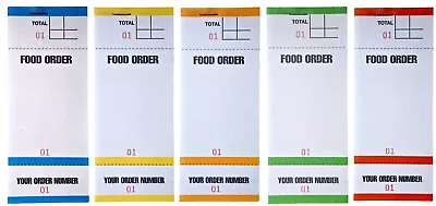 Food Order Pads Restaurant Drink Numbered Takeway Bar Cafe Waiter BF84 Check • £5