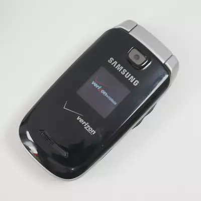 Samsung SCH-U430 Black/Silver Verizon Flip Phone • $18.99