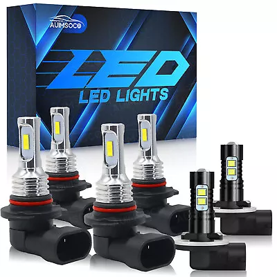 For Chevy S10 1998 1999 2000-2004 6x LED Headlight + Fog Lights Bulbs Combo Kit • $36.99