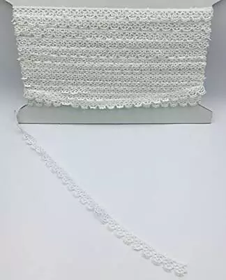 Trimplace White 5/8  Pico Edge Venice Lace - 10 Yards • $20.87