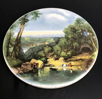 Vintage H & R Johnson Ltd Round Ceramic Tile Trivet Hot Plate Made In England • $5.99