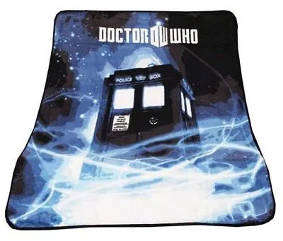 $29.99 • Buy Doctor Who Throw Blanket - TARDIS Gallifrey Fleece - 50  X 60  Afghan