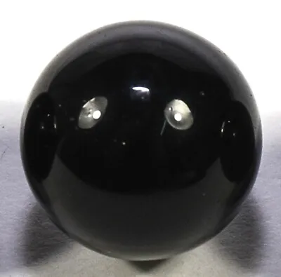 19mm Black Obsidian Sphere Polished Volcanic Glass Crystal Mineral - Mexico 1PC • $7.95