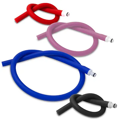 $12.99 • Buy LeLuv Vacuum Hose & Male O-Ring Fitting Silicone Slippery Coated Non-Collapsible