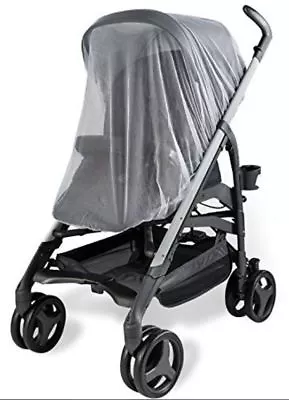 MOUNTAIN BUGGY Duett Baby Stroller Mosquito Insect Net Mesh White Shield Cover • $13.99