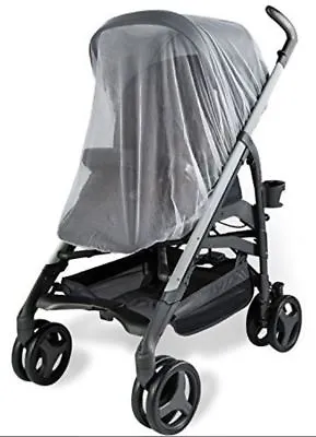 MOUNTAIN BUGGY Terrain Baby Stroller Mosquito Insect Net Mesh White Cover Shield • $13.99