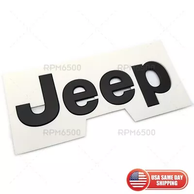 20-24 Jeep Gladiator Rear Tailgate Black Nameplate Emblem New Mapar 68352381AC • $59.99