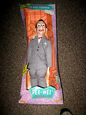 Vintage 1989 Matchbox 26  Pee Wee Herman Ventriloquist Doll - With Original Box • $29.99
