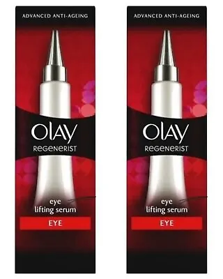 £12.95 • Buy 2 X Olay Regenerist Advanced Anti-Wrinkle Eye Lifting Serum - 2 Boxs Sealed