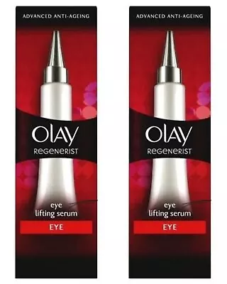 2 X Olay Regenerist Advanced Anti-Wrinkle Eye Lifting Serum - 2 Boxs Sealed • £17.45