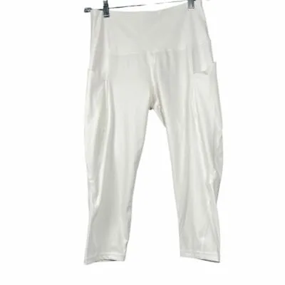 Tummy Control Women's Yoga Pants Size Small High Waist Pockets • $8.18